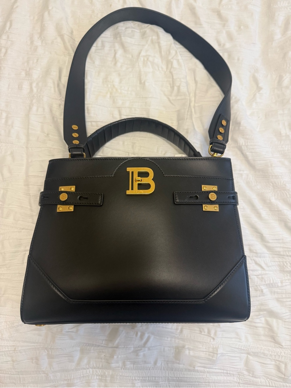 100% authentic Balmain B Buzz Top Handle Bag